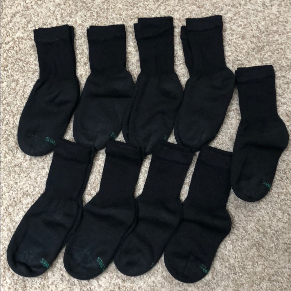 Boys Black Hanes Socks